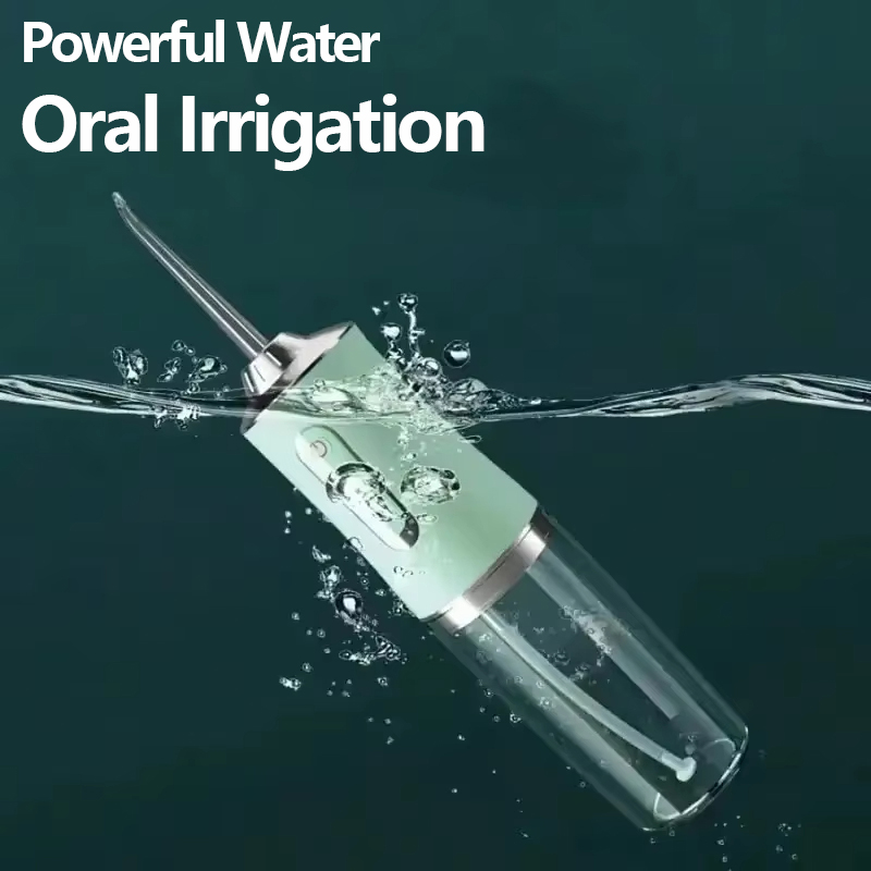 Oral Irrigator Flosser - เครื่องฉีดน้ำทำความสะอาดช่องปากแบบพกพา ปี 2026 ระบบอัลตราโซนิก กันน้ำระดับ IPX7