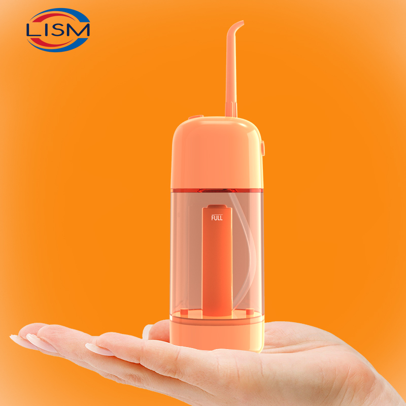 Oral Irrigator Flosser - เครื่องฉีดน้ำแบบพกพา เครื่องทำความสะอาดช่องปากน้ำหนักเบาสำหรับทำความสะอาดที่บ้าน สุขภาพเหงือก ไร้สาย ไม่ใช้สาย