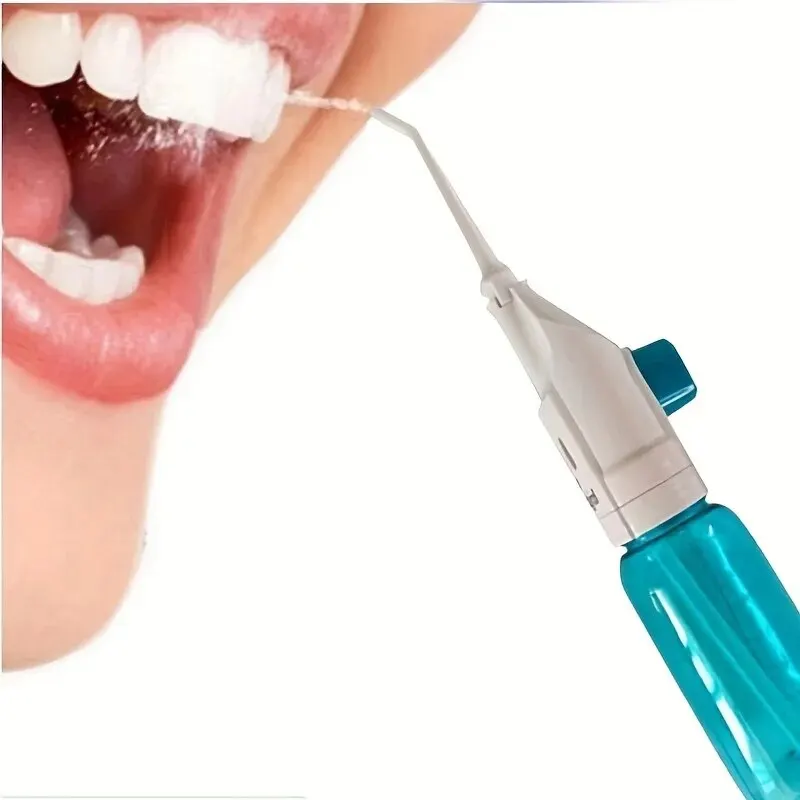 Oral Irrigator Flosser - ครัวเรือนแรงดันสูง Oral Irrigator แบบพกพาฟันน้ําสะอาดไหมขัดฟันคู่มือน้ําแรงดันสูงไม้จิ้มฟัน