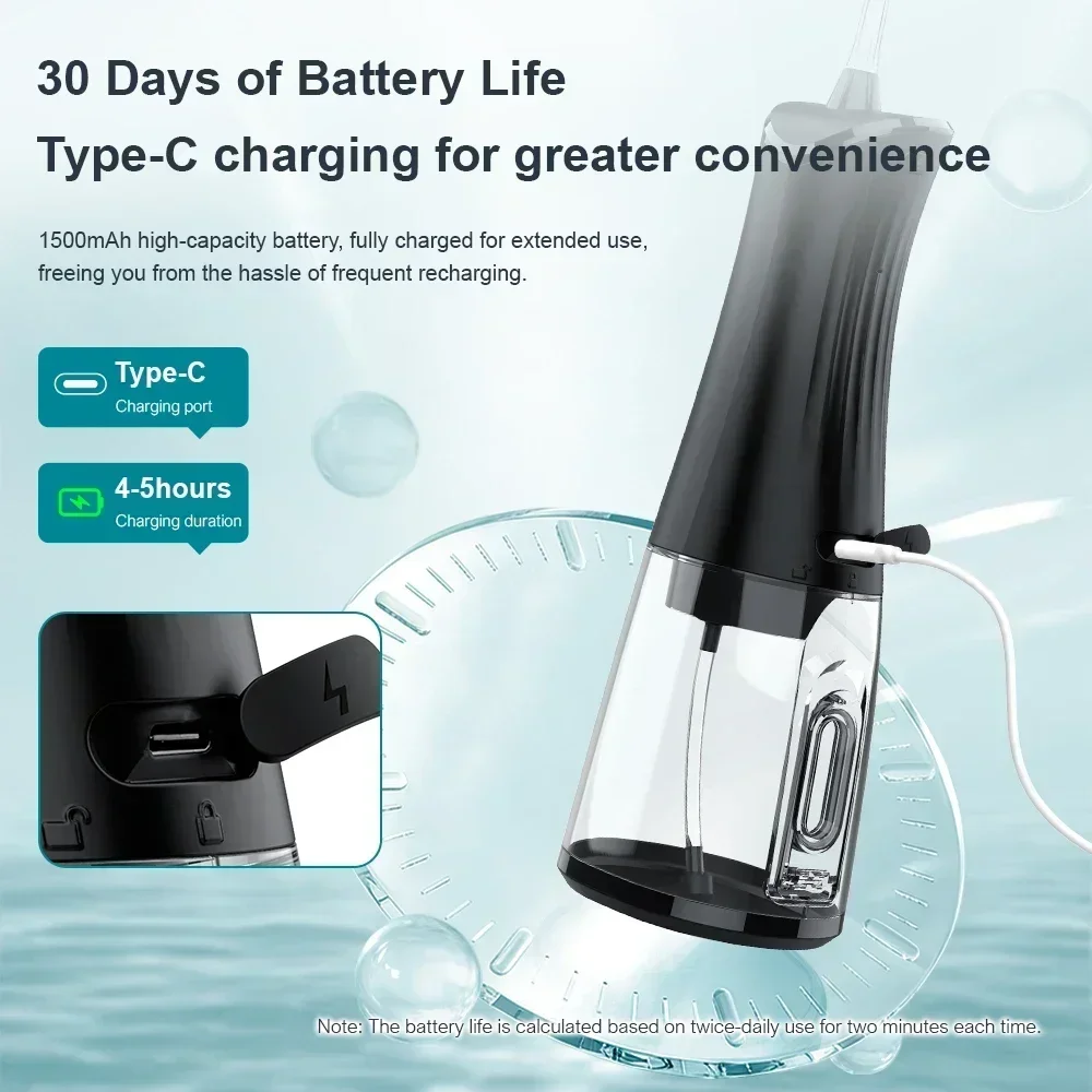 เครื่องทำความสะอาดฟันแบบไร้สาย - Oral Irrigator Flosser บทวิจารณ์และราคา