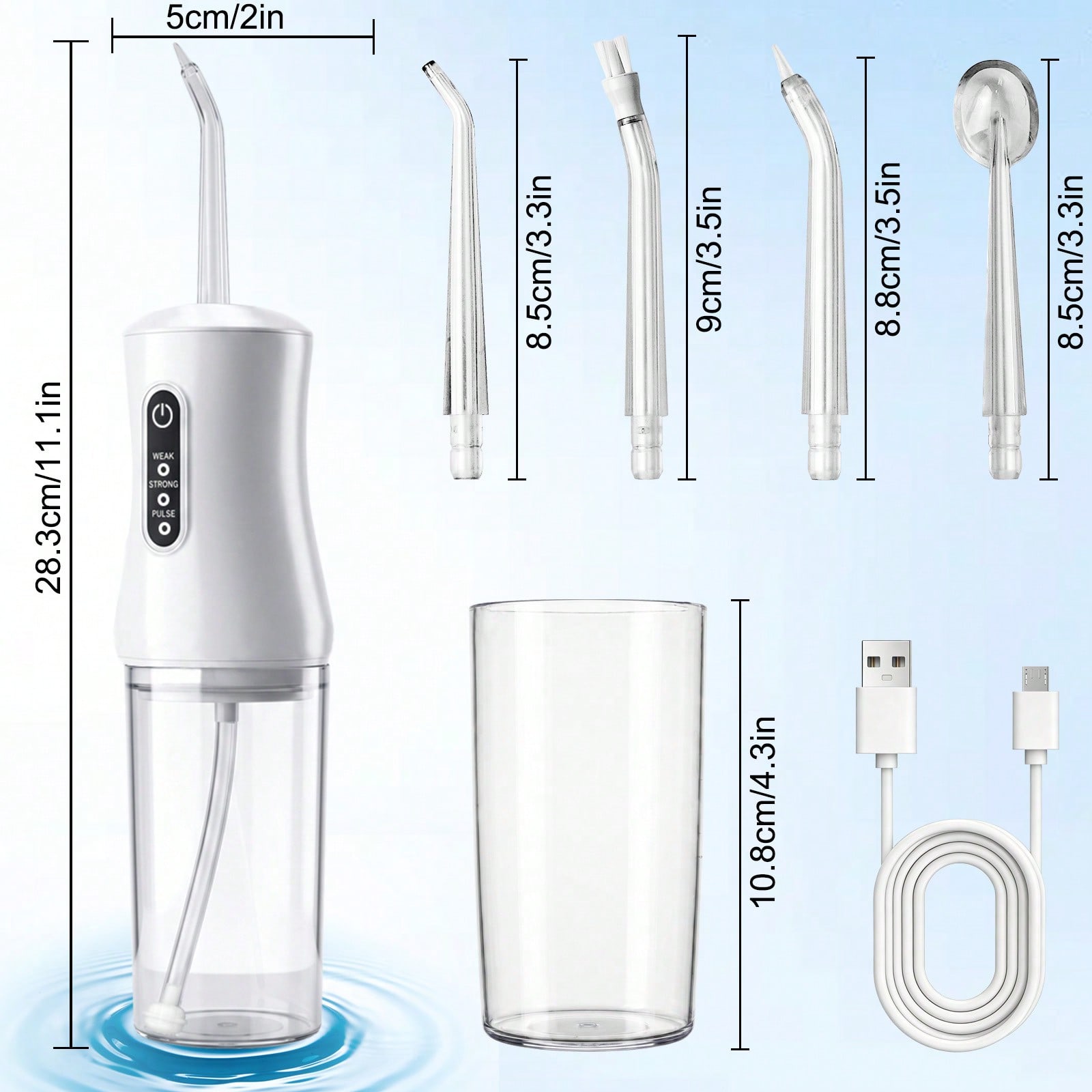 เครื่องทำความสะอาดฟันด้วยน้ำแบ - Oral Irrigator Flosser บทวิจารณ์และราคา